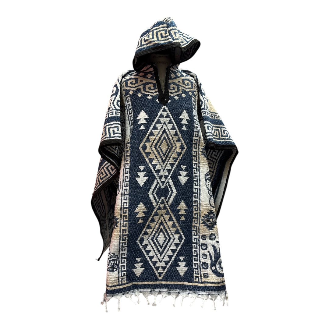 Mexican Poncho With hoodie