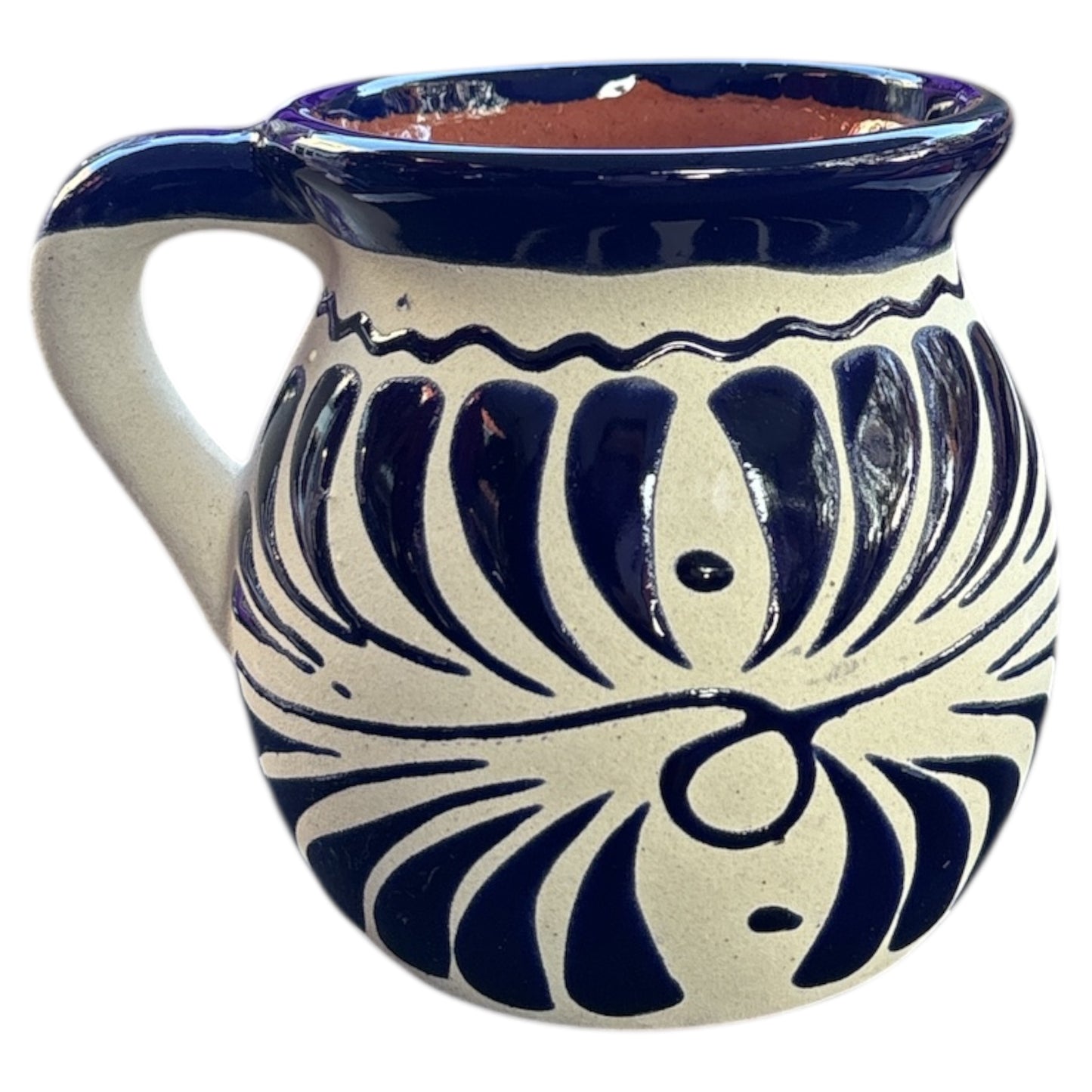 Taza de barro mexicana hecha a mano – 355 ml