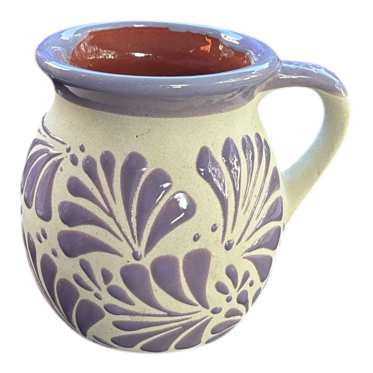 Taza de barro mexicana hecha a mano – 355 ml