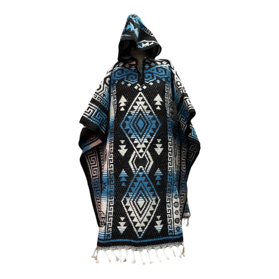 Mexican Poncho With hoodie