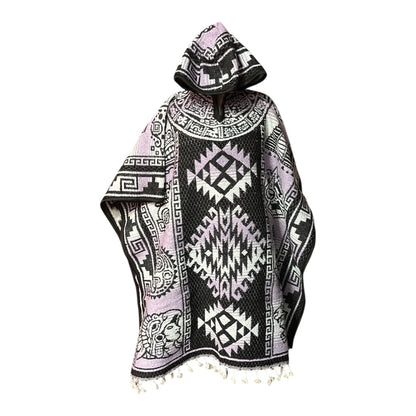 Mexican Poncho With hoodie