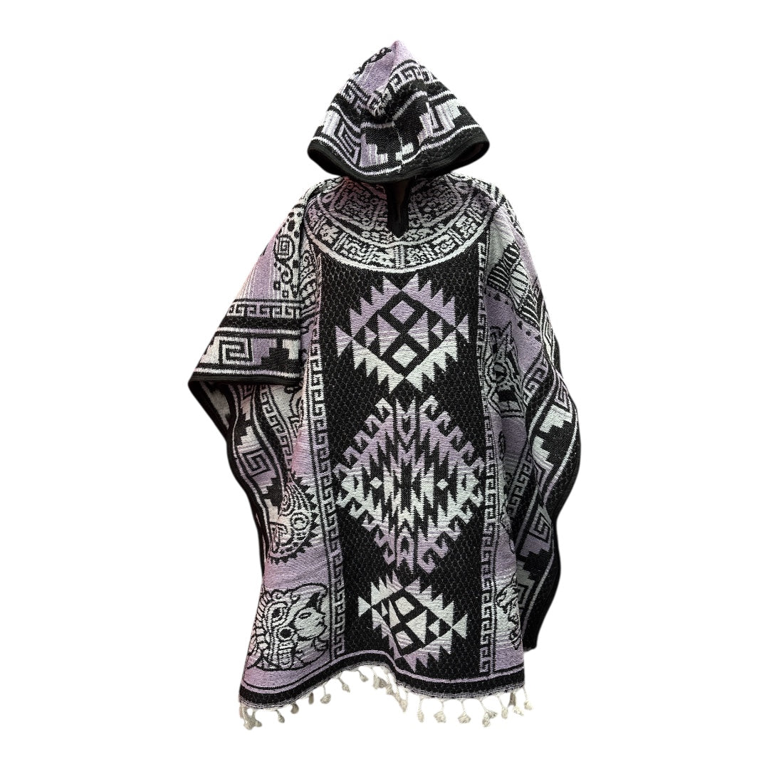 Mexican Poncho With hoodie