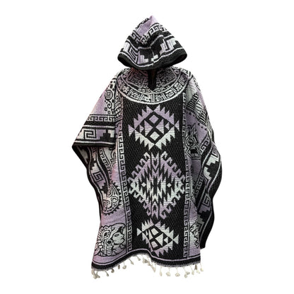 Mexican Poncho With hoodie