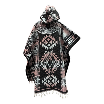 Mexican Poncho With hoodie