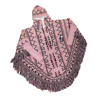 Mexican Poncho With Sleeves and hoodie